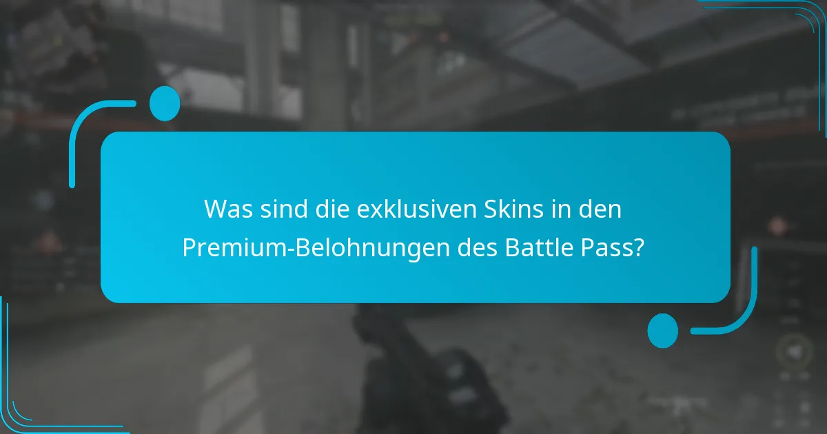 Was sind die Operator-Missionen, die in den Premium-Belohnungen des Battle Pass enthalten sind?