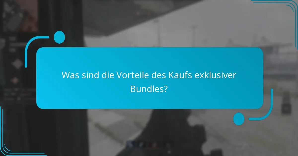 Wie kann ich Codes für exklusive Bundles erhalten?